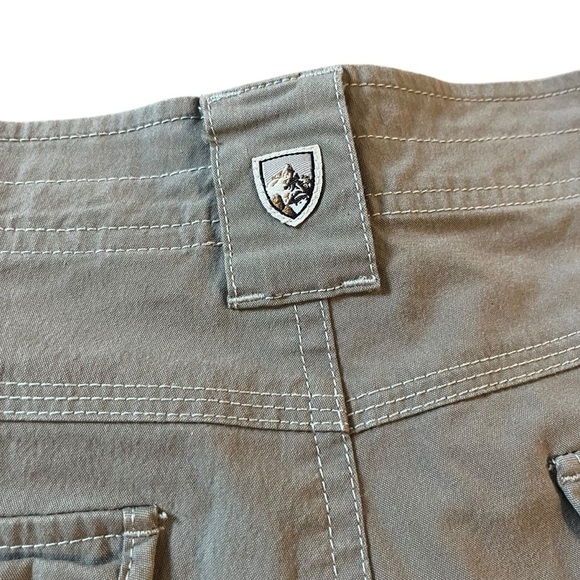 KÜHL Women’s Size 4 Outdoor Cargo Shorts Tan Trail Utility Hiking Adventure Wear - Picture 12 of 15